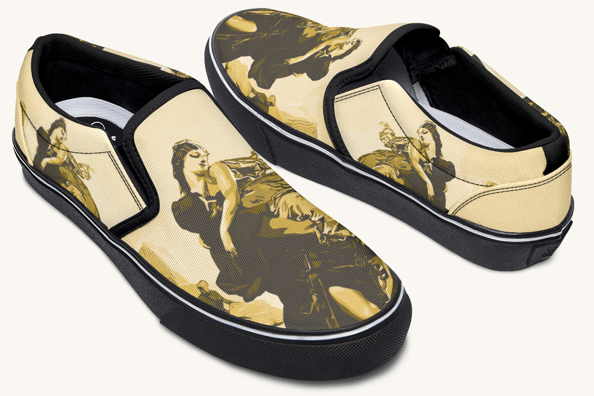 Helen Flameborne Slip On Shoes - Jaded Lament