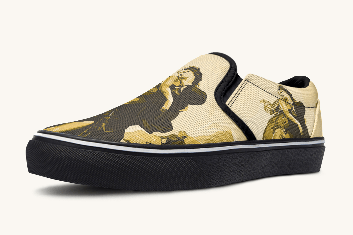 Helen Flameborne Slip On Shoes - Jaded Lament