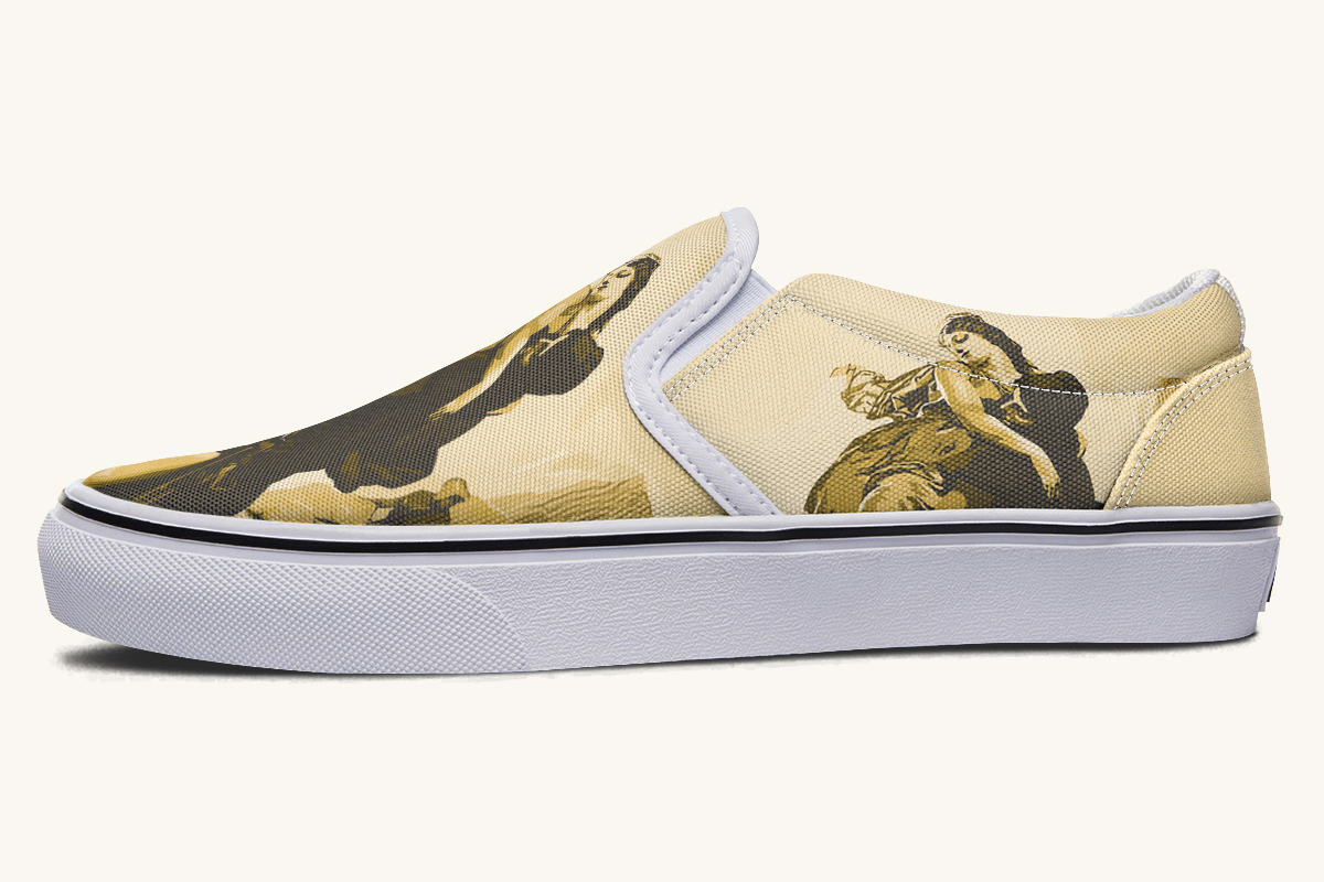 Helen Flameborne Slip On Shoes - Jaded Lament