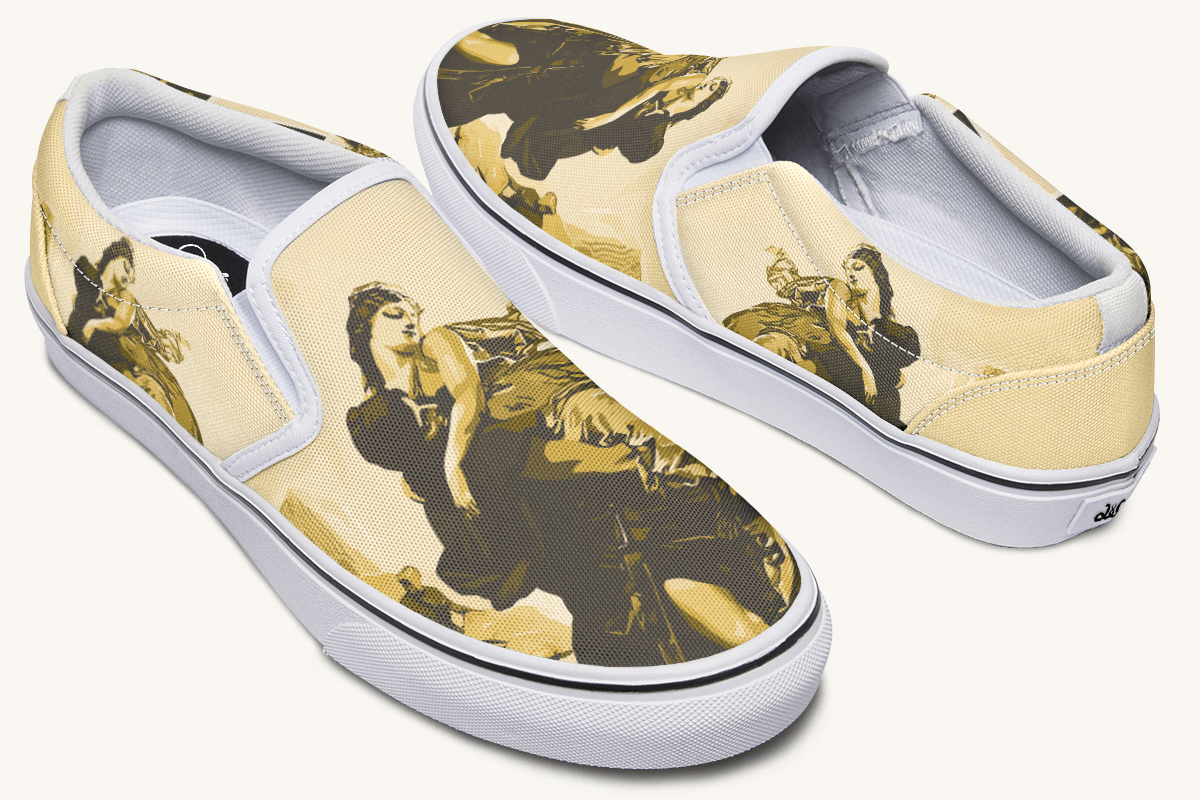 Helen Flameborne Slip On Shoes - Jaded Lament