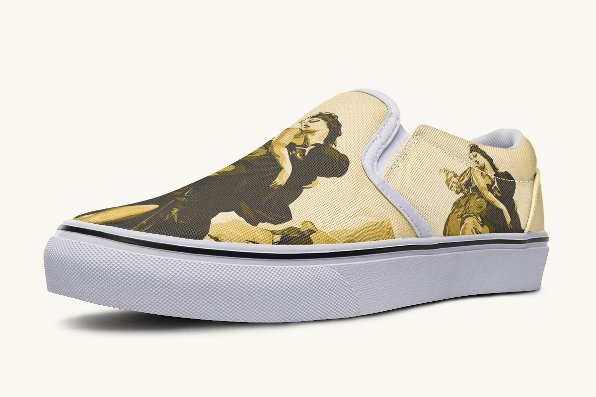 Helen Flameborne Slip On Shoes - Jaded Lament