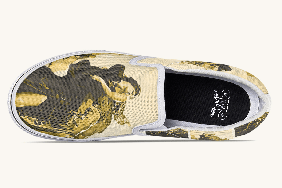 Helen Flameborne Slip On Shoes - Jaded Lament