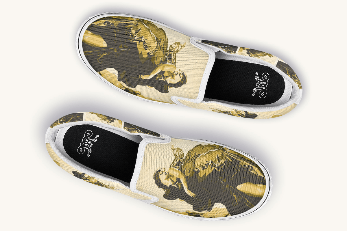 Helen Flameborne Slip On Shoes - Jaded Lament