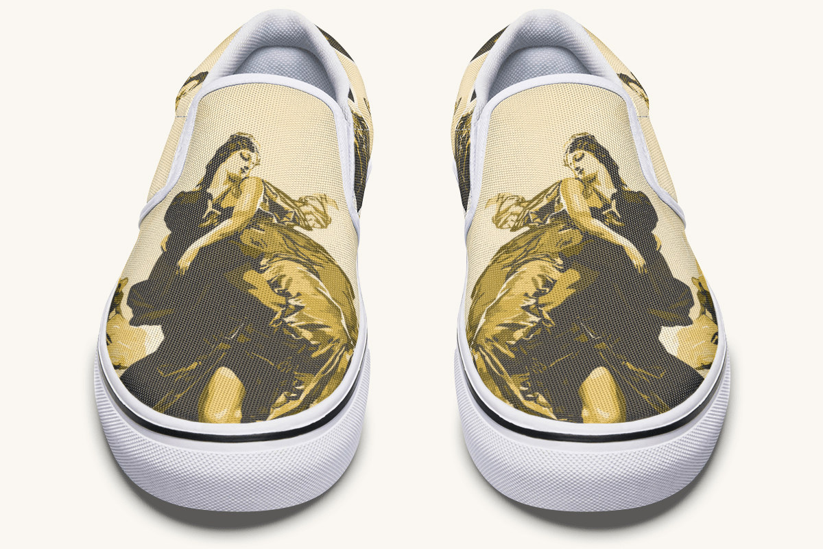 Helen Flameborne Slip On Shoes - Jaded Lament