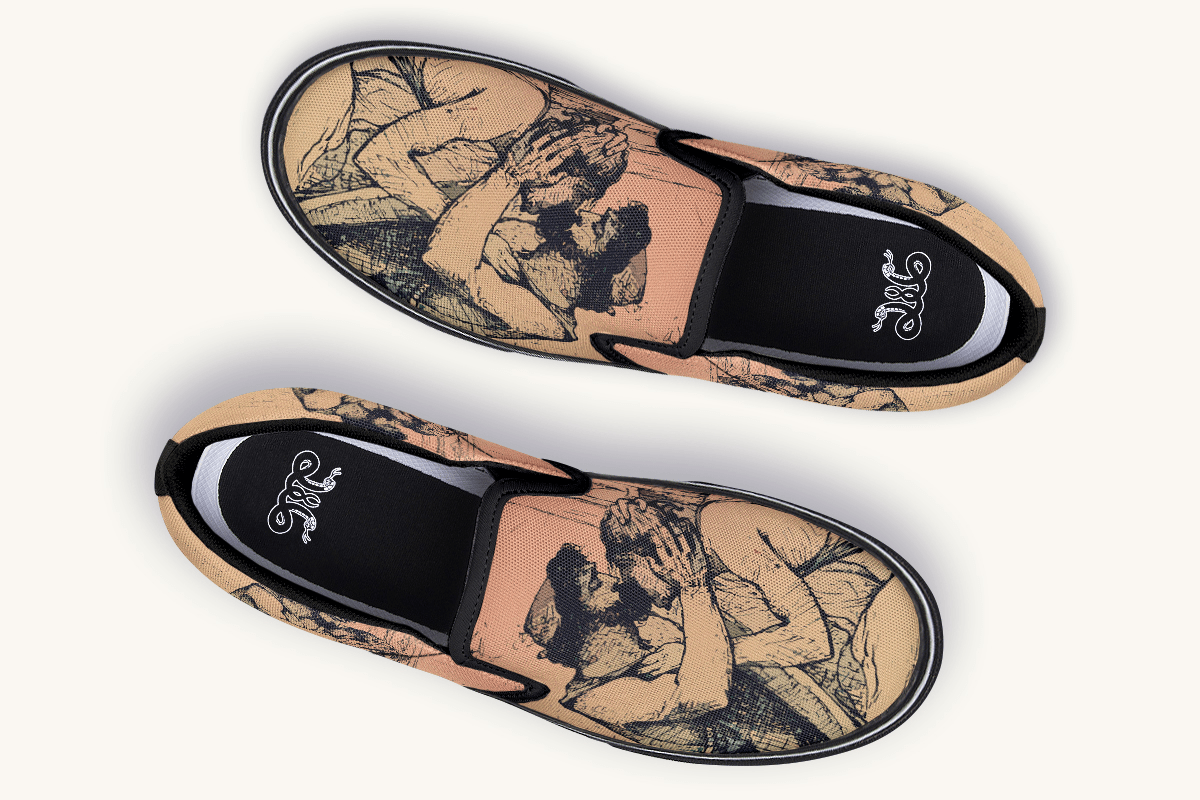 Home But Not Whole Slip On Shoes - Jaded Lament