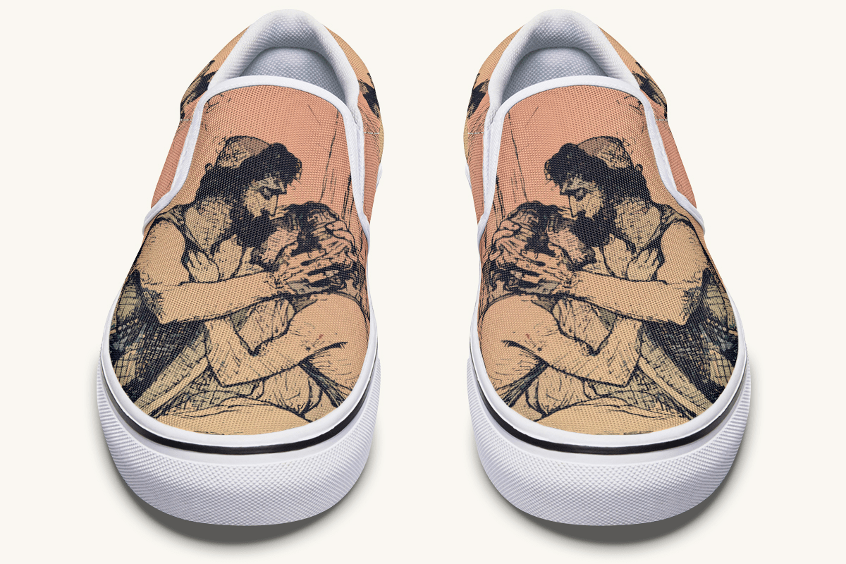 Home But Not Whole Slip On Shoes - Jaded Lament