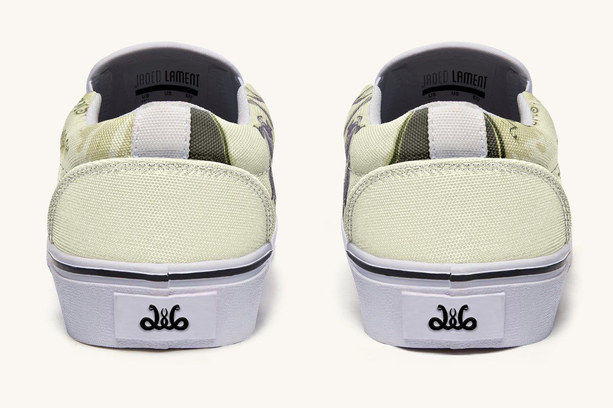 Hope Wears a Feather Slip On Shoes - Jaded Lament