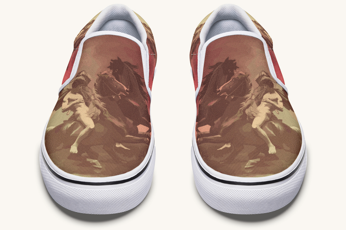 Horse of The Gods Slip On Shoes - Jaded Lament