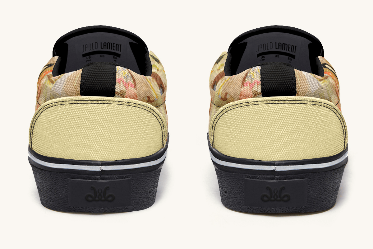 House Of Gentle Shadows Slip On Shoes - Jaded Lament