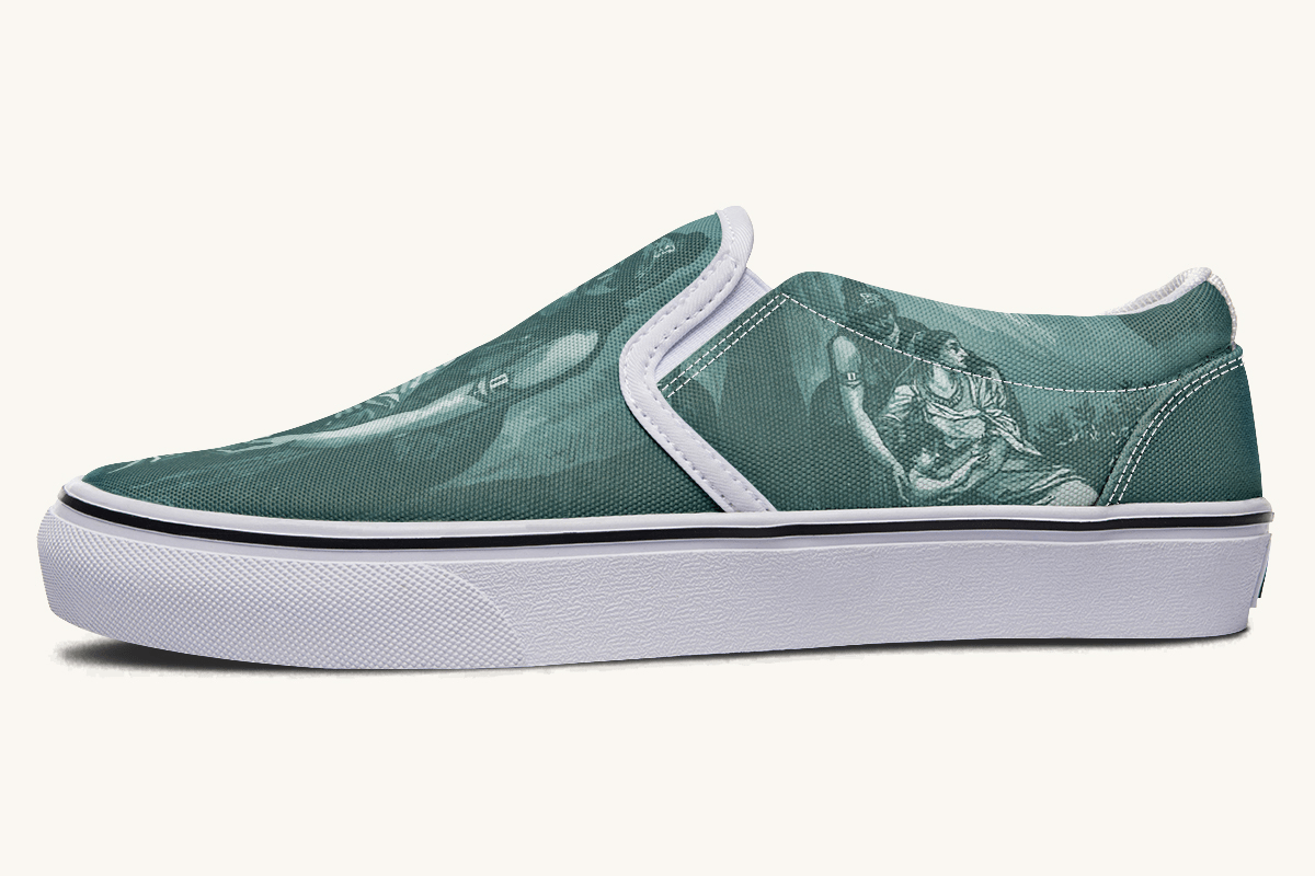 Last Plea Of Iphigenia Slip On Shoes - Jaded Lament