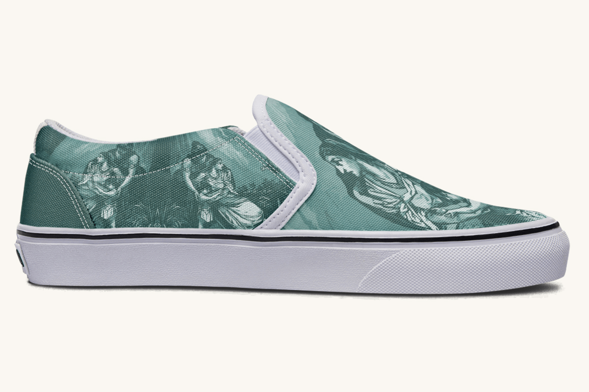 Last Plea Of Iphigenia Slip On Shoes - Jaded Lament