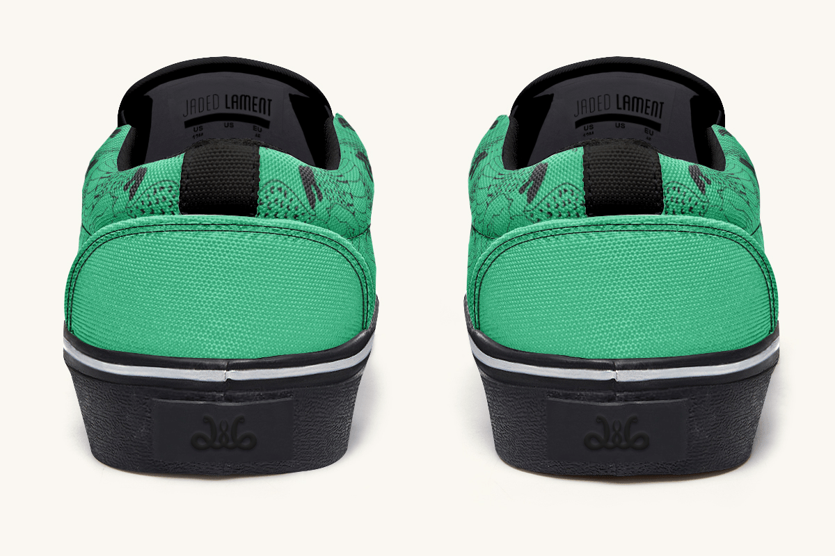 Love Gods In Flight Slip On Shoes - Jaded Lament
