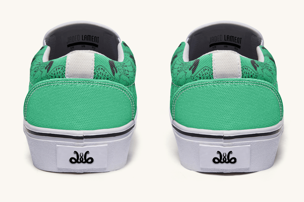 Love Gods In Flight Slip On Shoes - Jaded Lament