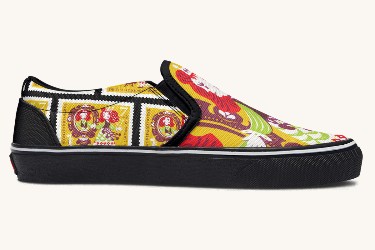 Mirrored Kingdom Slip On Shoes - Jaded Lament