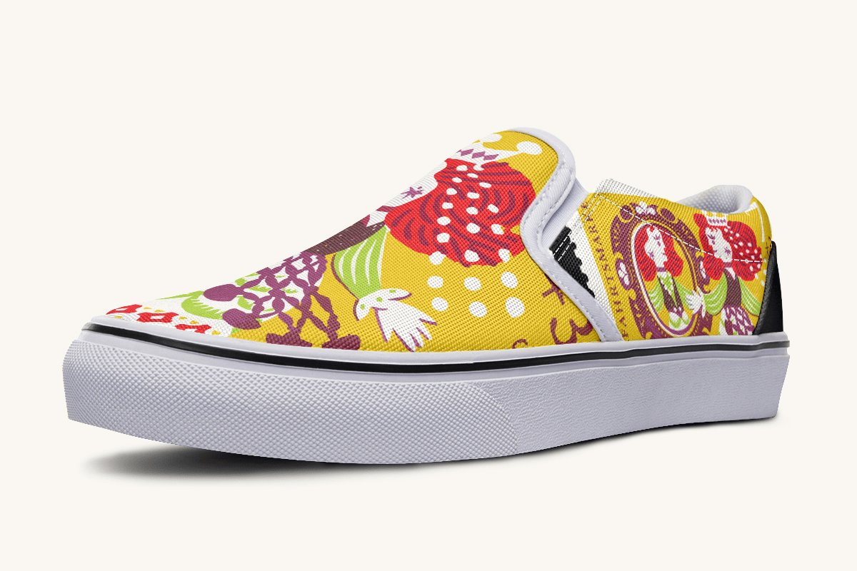 Mirrored Kingdom Slip On Shoes - Jaded Lament