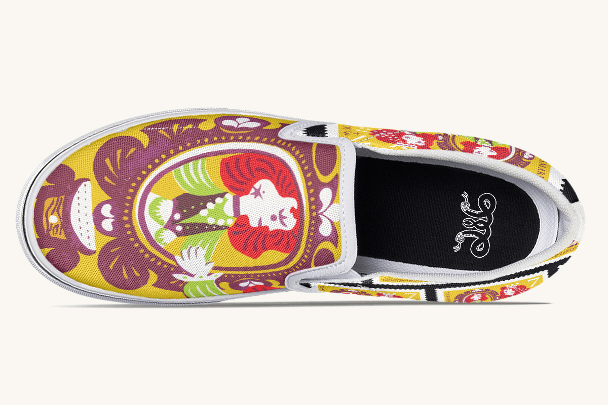 Mirrored Kingdom Slip On Shoes - Jaded Lament