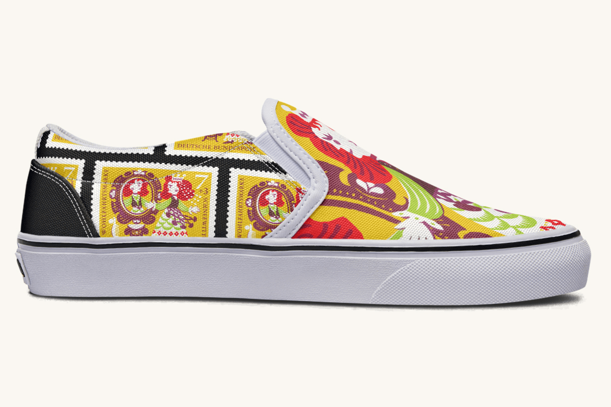 Mirrored Kingdom Slip On Shoes - Jaded Lament
