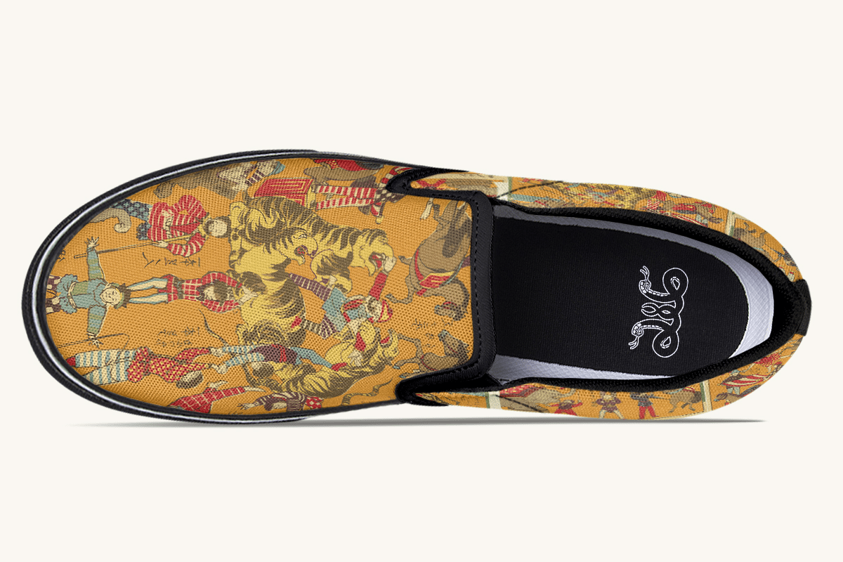 Mischief Parade Slip On Shoes - Jaded Lament