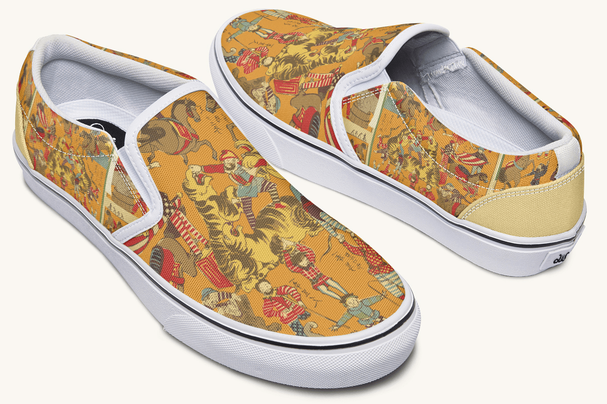 Mischief Parade Slip On Shoes - Jaded Lament