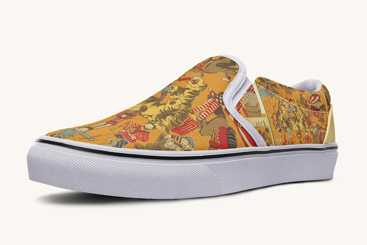 Mischief Parade Slip On Shoes - Jaded Lament
