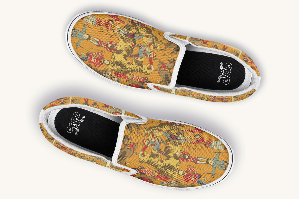 Mischief Parade Slip On Shoes - Jaded Lament