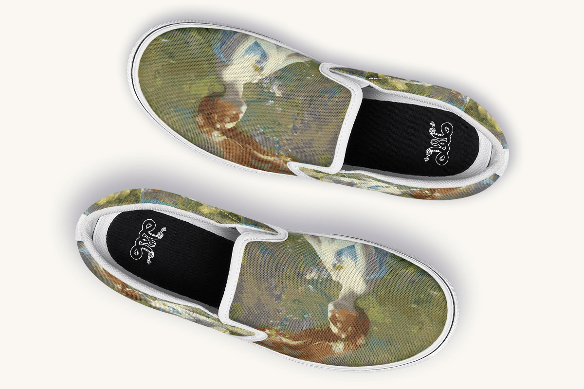 Ophelia in The River Slip On Shoes - Jaded Lament