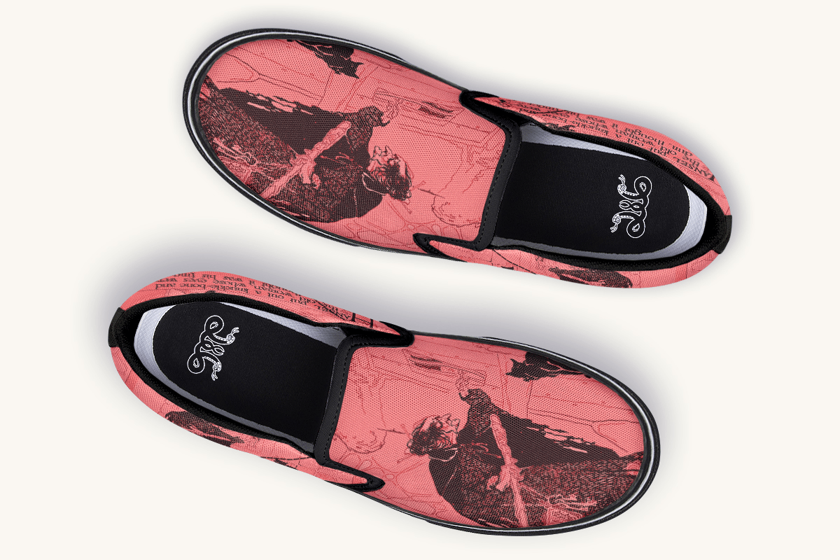 Play A Trick On A Witch Slip On Shoes - Jaded Lament