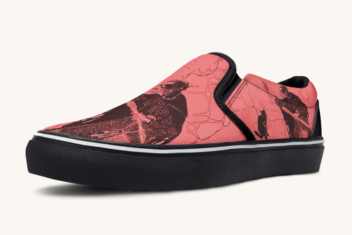 Play A Trick On A Witch Slip On Shoes - Jaded Lament
