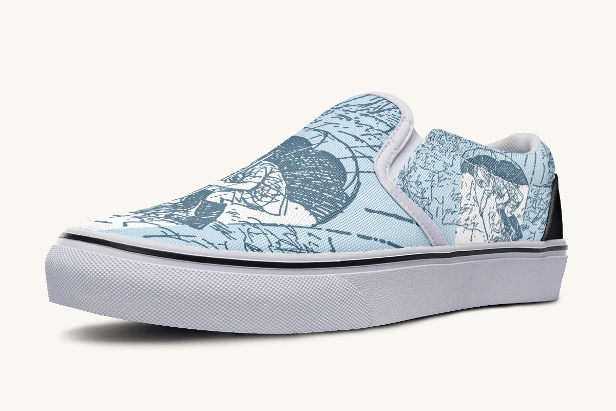 Rain Soaked Slip On Shoes - Jaded Lament