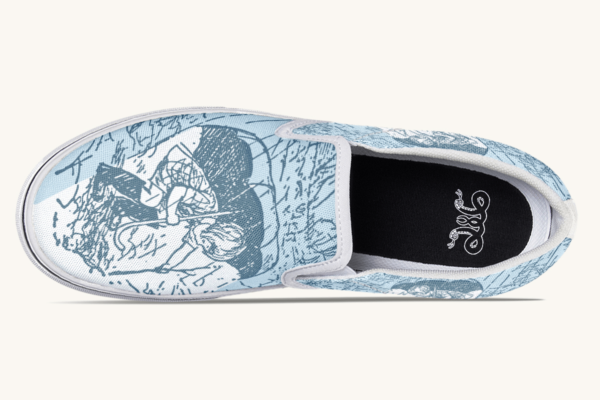 Rain Soaked Slip On Shoes - Jaded Lament