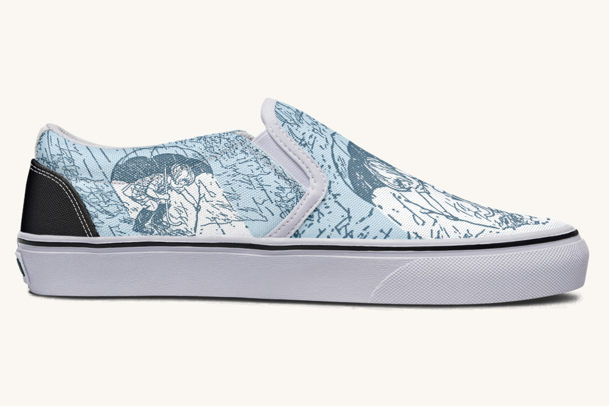 Rain Soaked Slip On Shoes - Jaded Lament