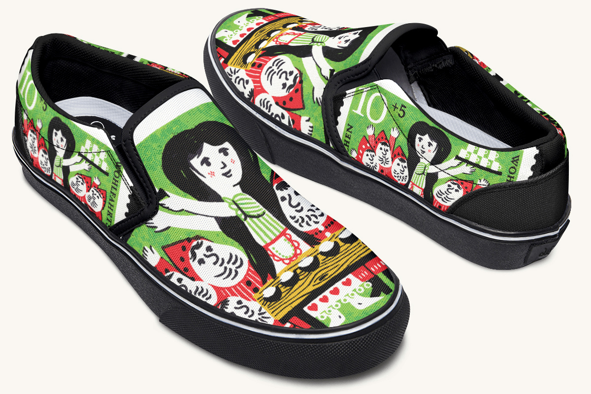 Seven Voices One Heart Slip On Shoes - Jaded Lament