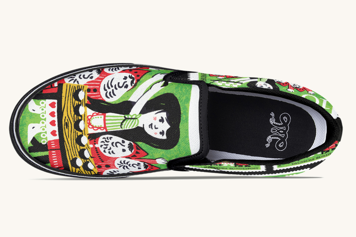 Seven Voices One Heart Slip On Shoes - Jaded Lament