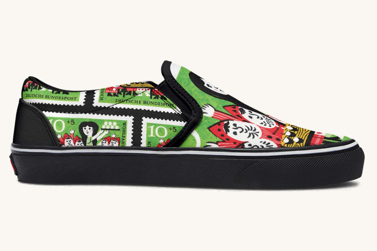 Seven Voices One Heart Slip On Shoes - Jaded Lament
