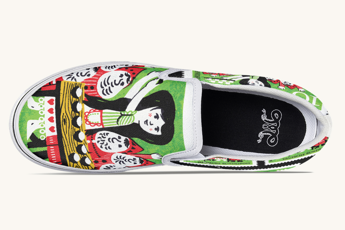 Seven Voices One Heart Slip On Shoes - Jaded Lament