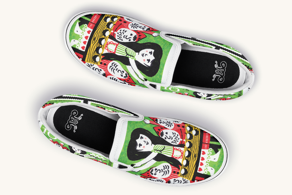 Seven Voices One Heart Slip On Shoes - Jaded Lament