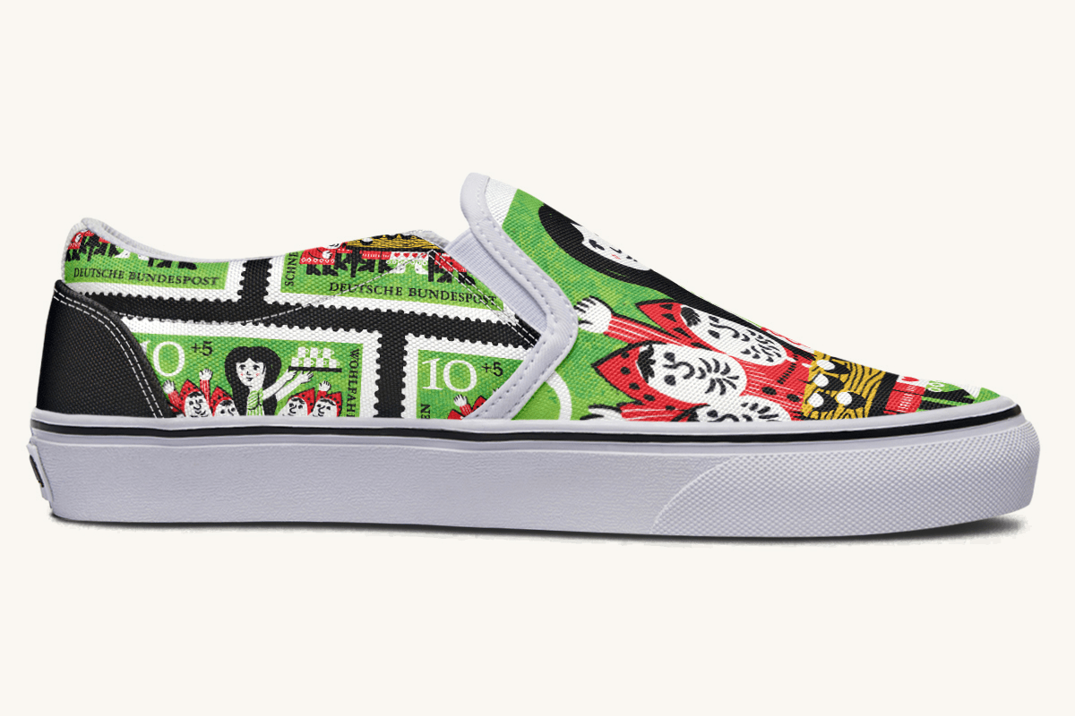 Seven Voices One Heart Slip On Shoes - Jaded Lament
