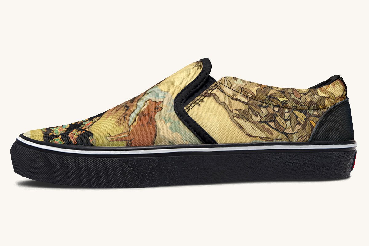 Speak Fox Slip On Shoes - Jaded Lament