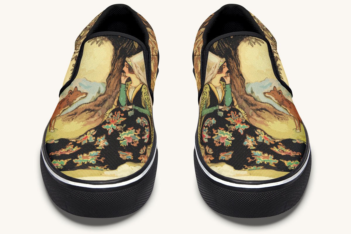 Speak Fox Slip On Shoes - Jaded Lament