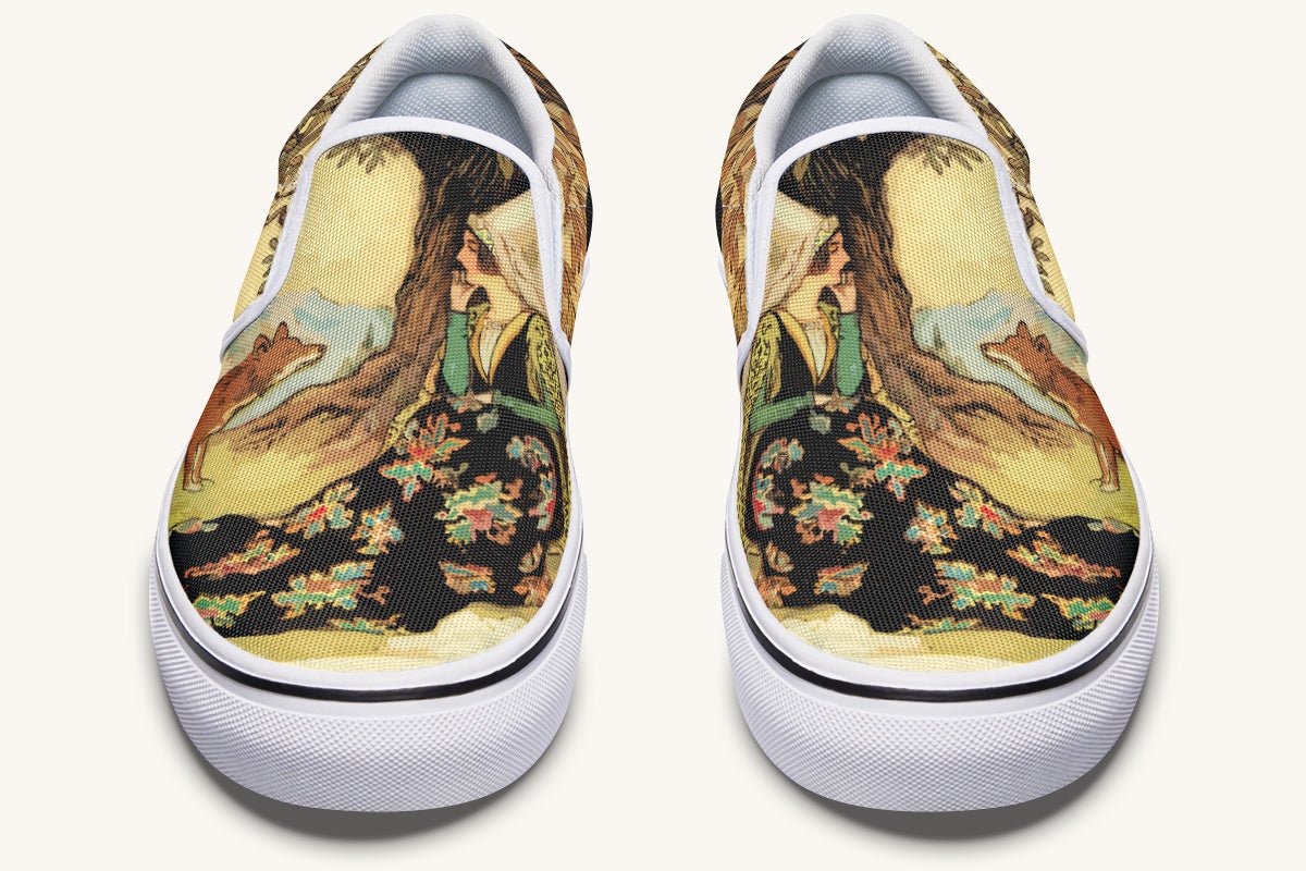 Speak Fox Slip On Shoes - Jaded Lament