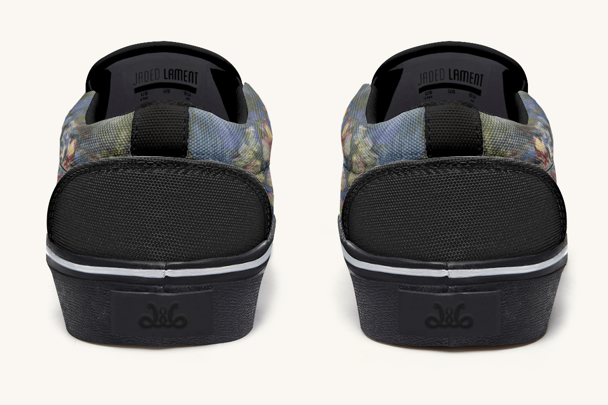 Stillness In Bloom Slip On Shoes - Jaded Lament
