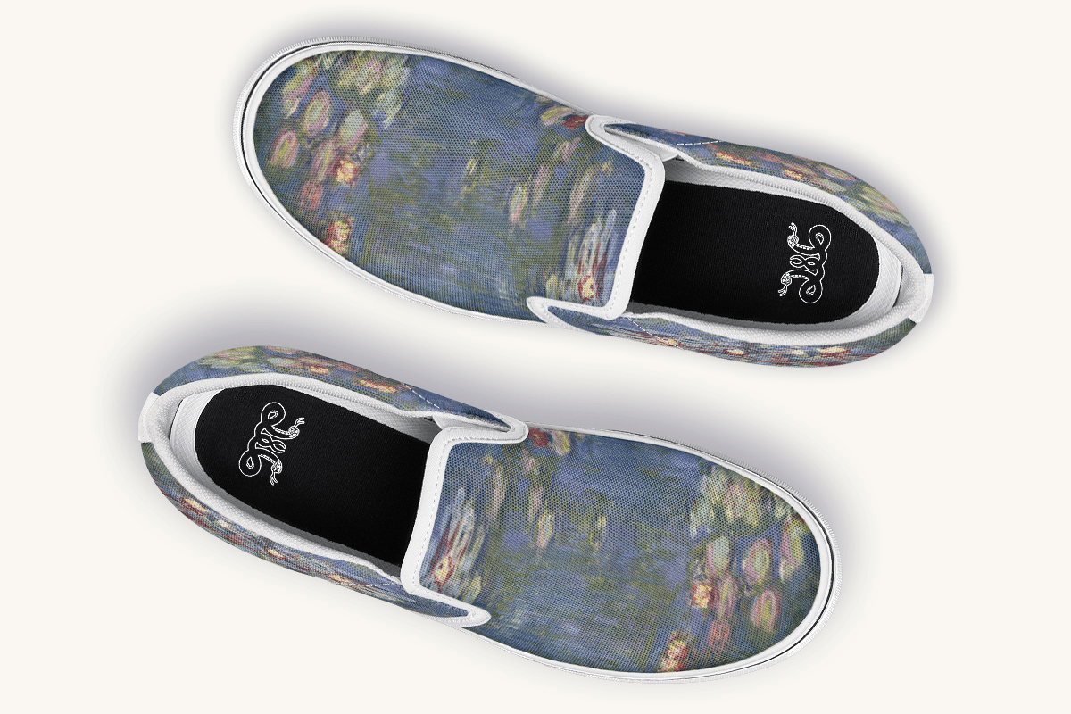 Stillness In Bloom Slip On Shoes - Jaded Lament
