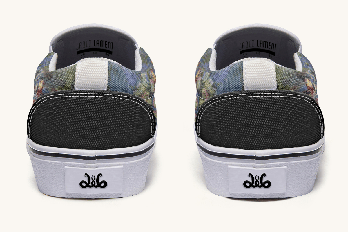 Stillness In Bloom Slip On Shoes - Jaded Lament