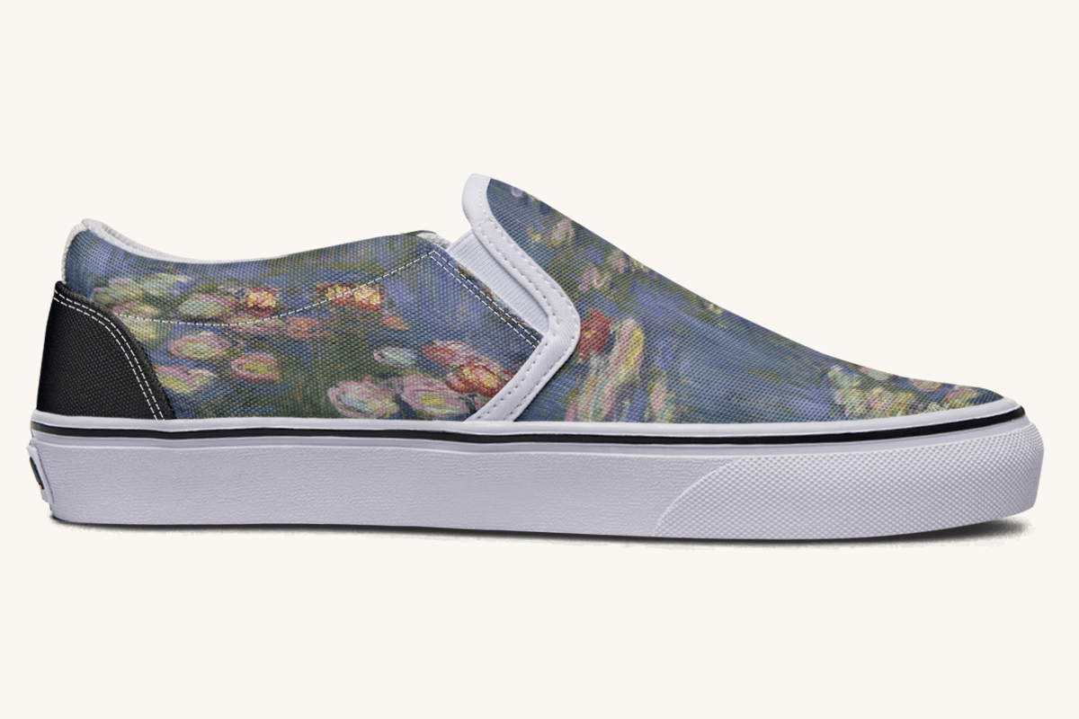 Stillness In Bloom Slip On Shoes - Jaded Lament