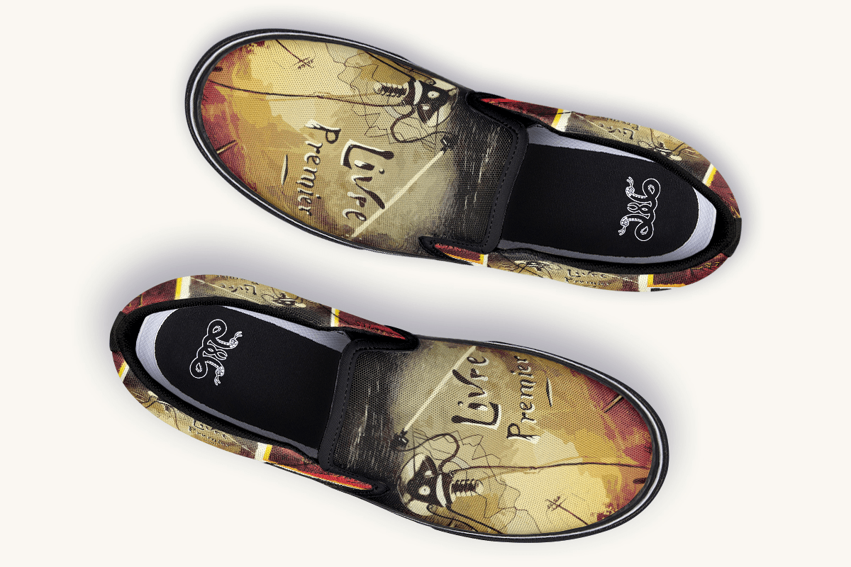 The Burnt Marvels Slip On Shoes - Jaded Lament