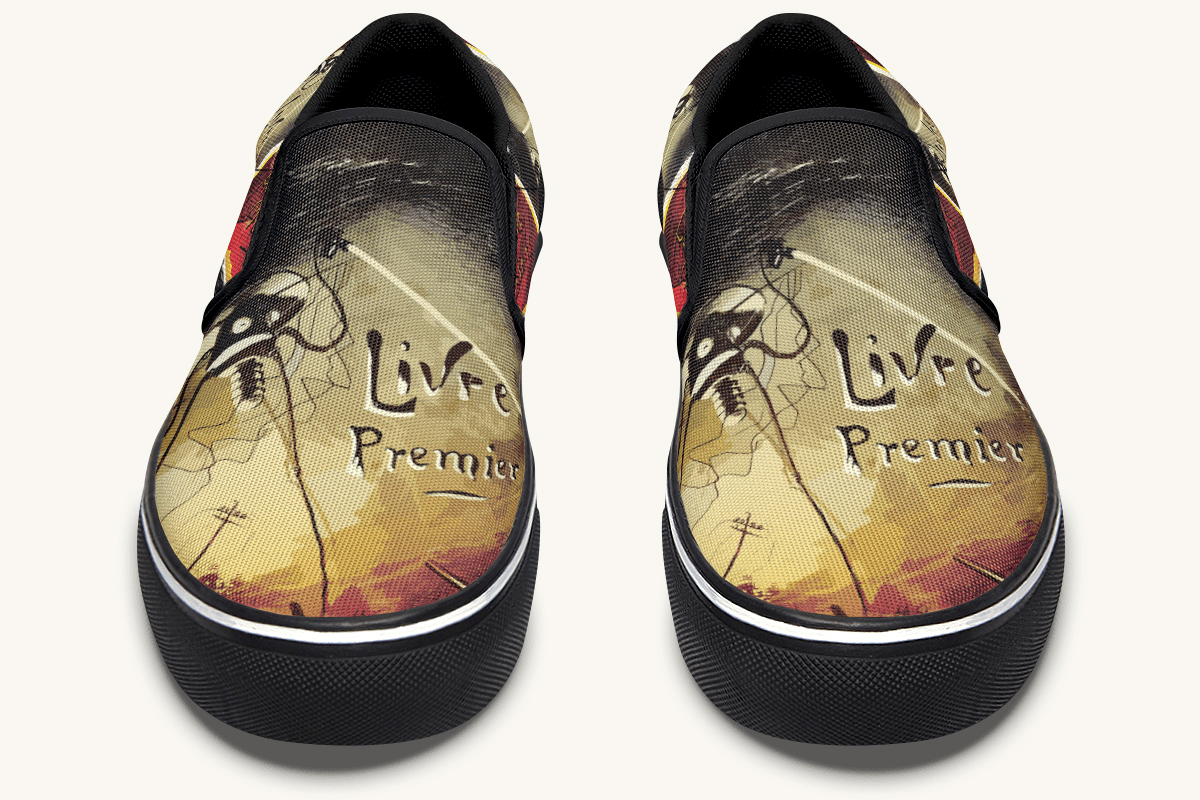 The Burnt Marvels Slip On Shoes - Jaded Lament
