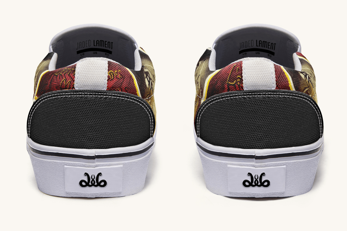 The Burnt Marvels Slip On Shoes - Jaded Lament