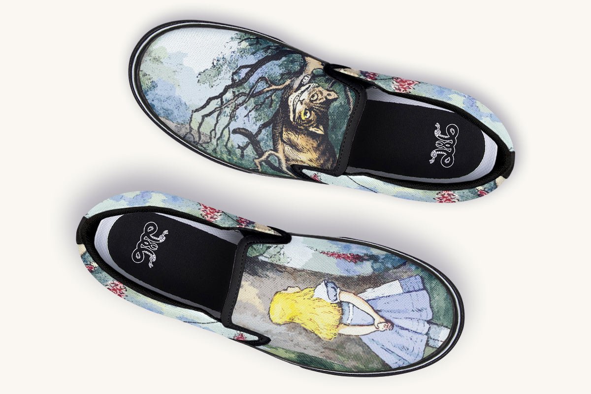 The Grin in the Trees Slip On Shoes - Jaded Lament