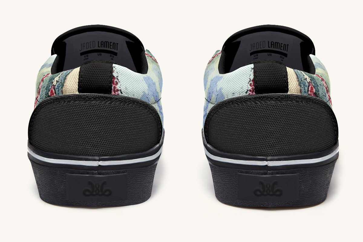 The Grin in the Trees Slip On Shoes - Jaded Lament