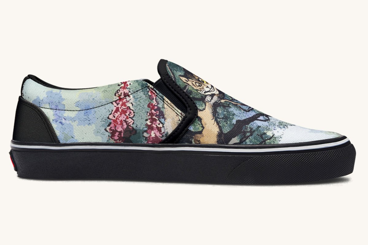 The Grin in the Trees Slip On Shoes - Jaded Lament